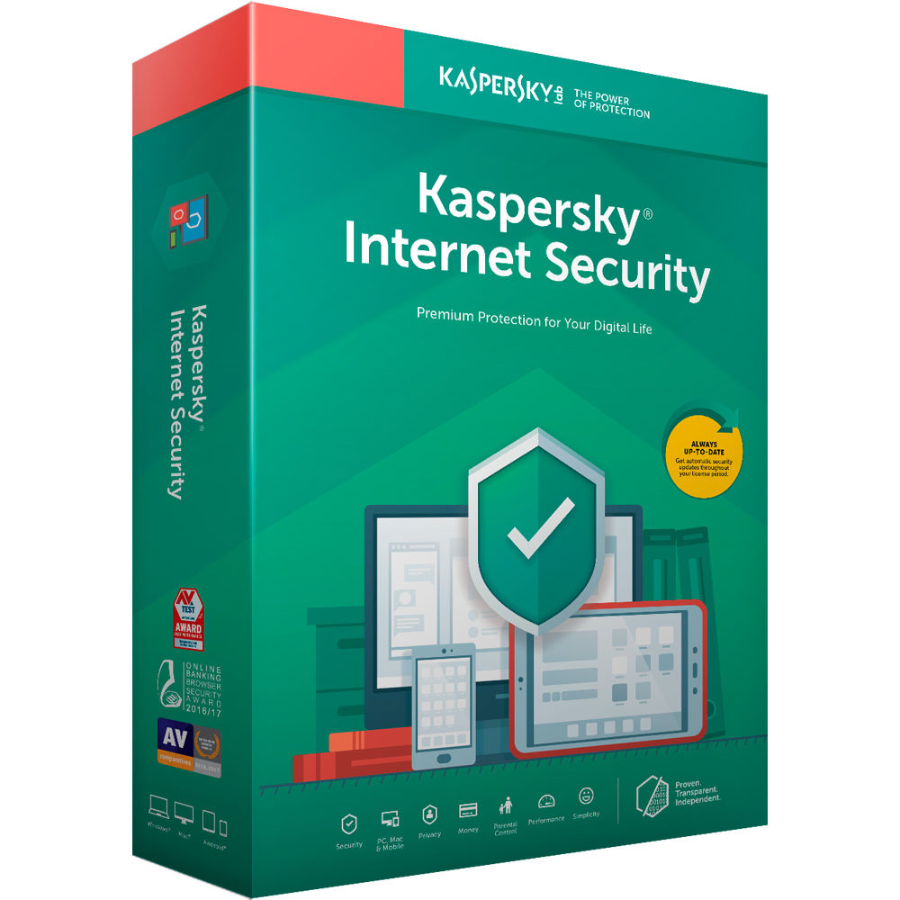Antivirus Kaspersky Internet Security  1 Dispositivo Por 1 Año